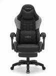 Fotel gamingowy C501 Czarny Szary Tkanina
