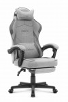 Outletowy Fotel gamingowy Cabro C502 Szary Czarny Tkanina