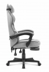 Outletowy Fotel gamingowy Cabro C502 Szary Czarny Tkanina