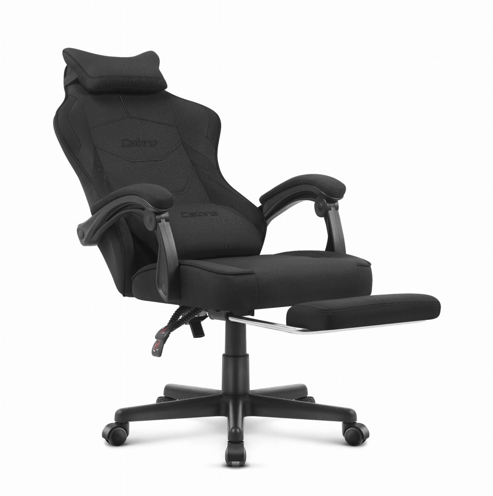 Outletowy Fotel gamingowy Cabro C502 Czarny Tkanina