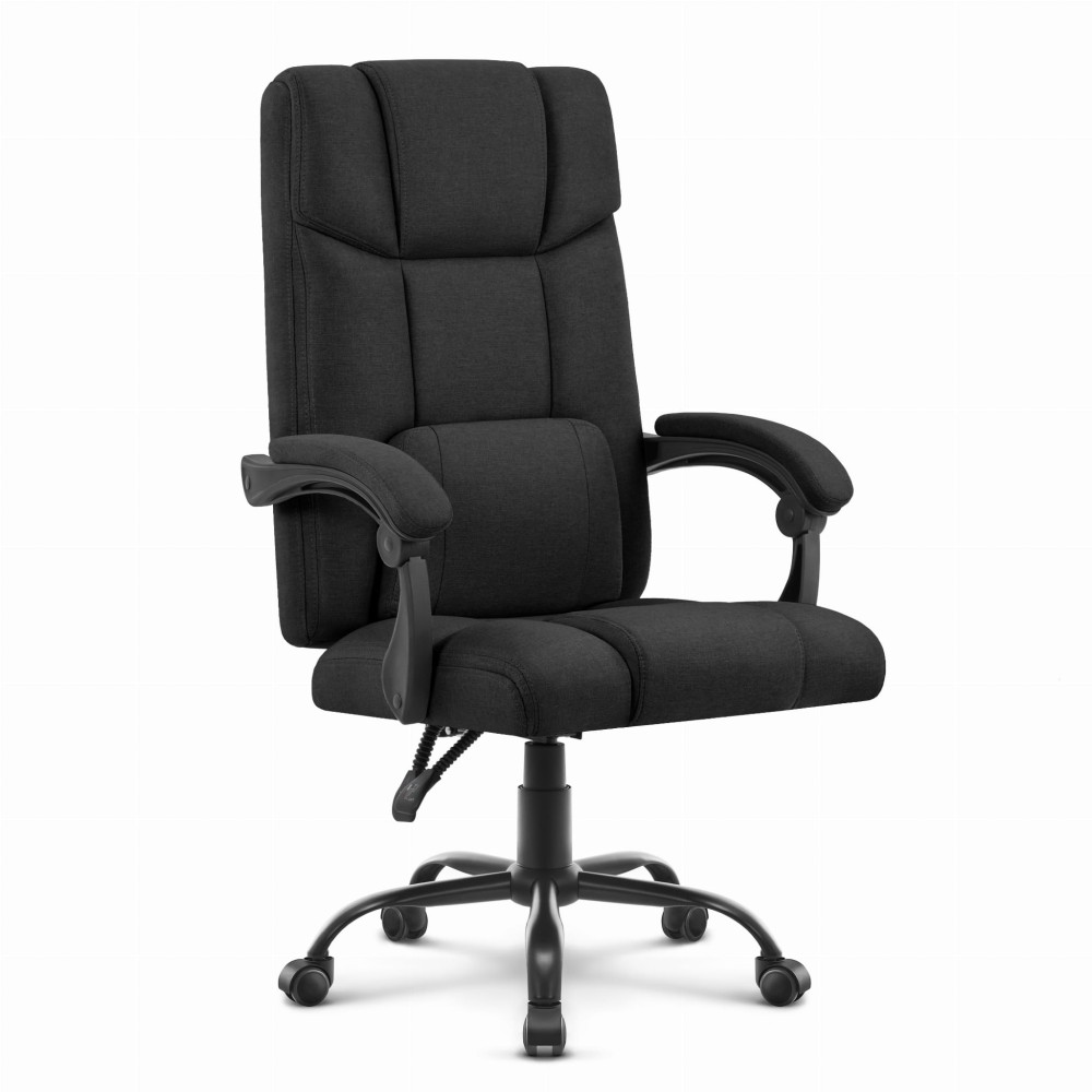Outletowy Fotel biurowy Cabro C505 Czarny Tkanina