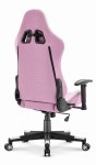 Fotel biurowy Cabro C508 Pink White Różowy Biały Tkanina
