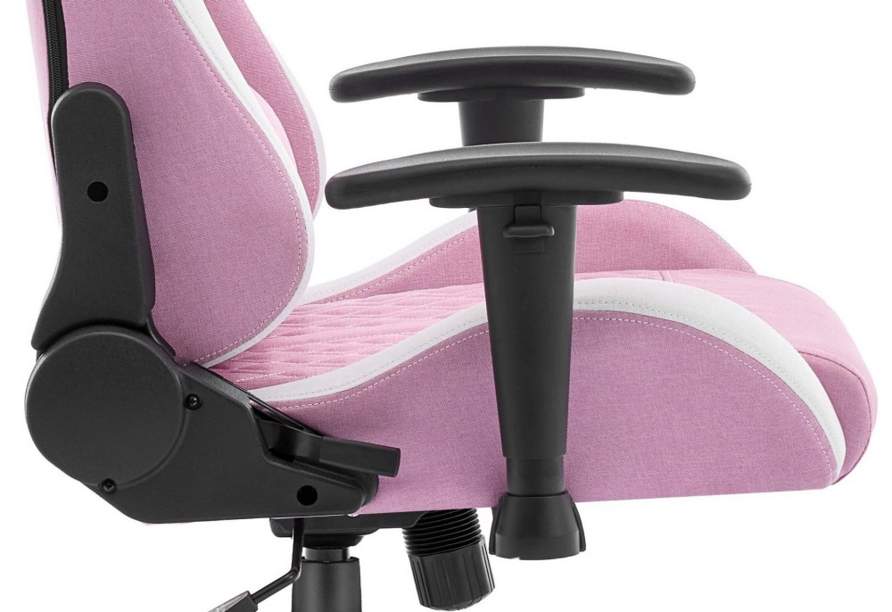 Fotel biurowy Cabro C508 Pink White Różowy Biały Tkanina