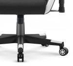 Fotel biurowy Cabro C508 Black White Czarny Biały Tkanina