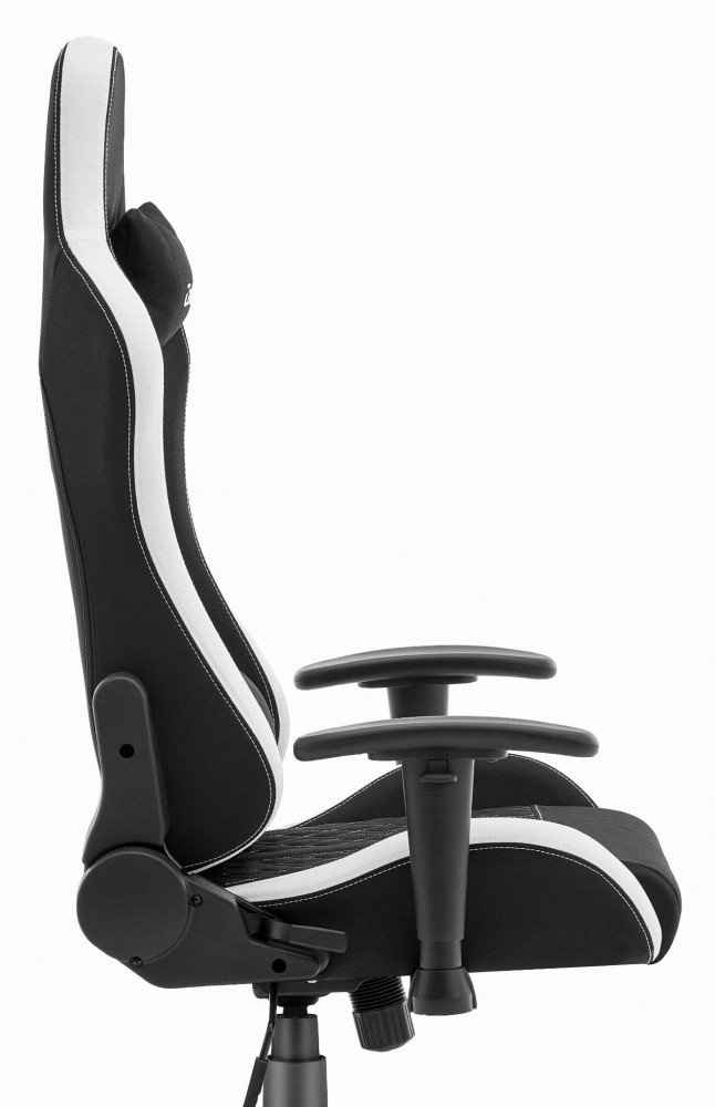 Fotel biurowy Cabro C508 Black White Czarny Biały Tkanina