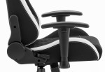 Fotel biurowy Cabro C508 Black White Czarny Biały Tkanina