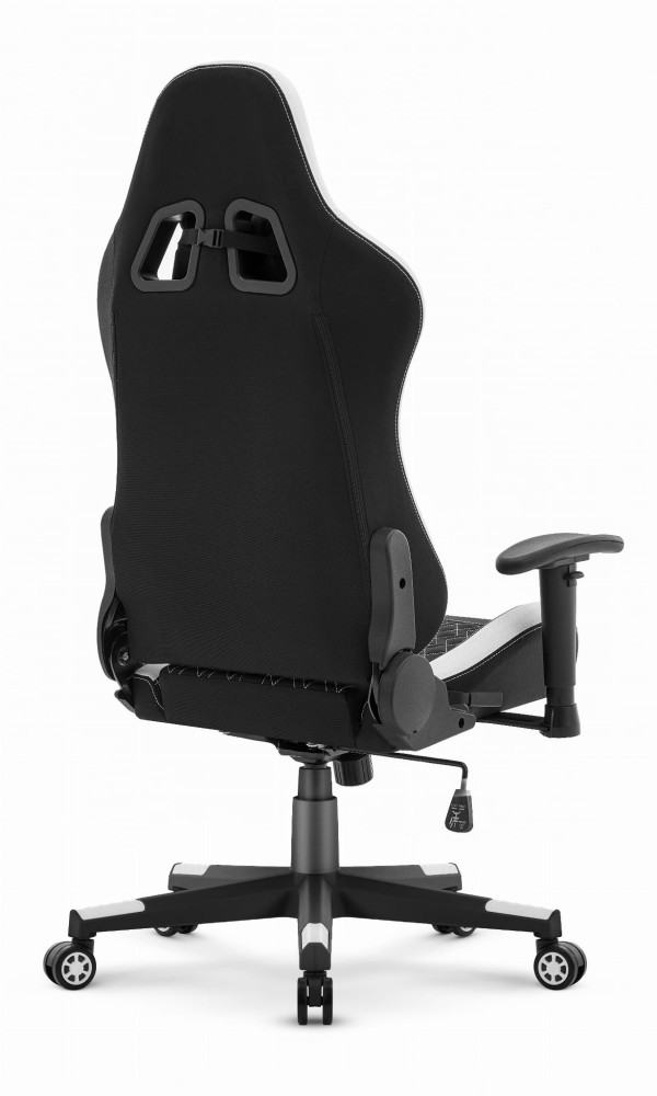 Fotel biurowy Cabro C508 Black White Czarny Biały Tkanina