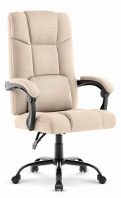 Fotel biurowy Cabro C505 Beżowy Tkanina