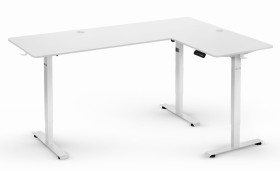 Biurko elektryczne z regulacją wysokości Hell's Chair White 180x120 cm   